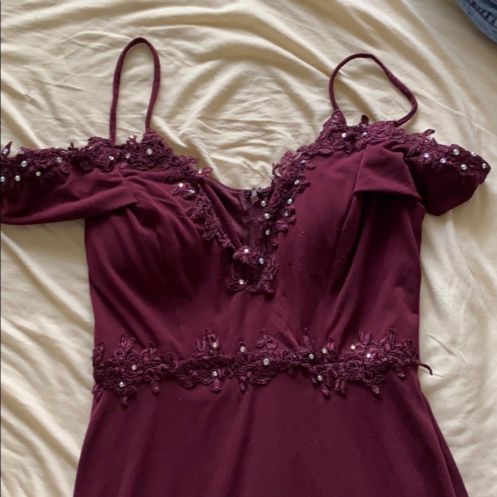 Maroon Formal Dress